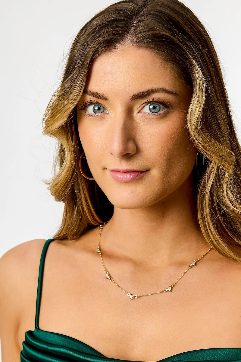 Mini Hearts Necklace
