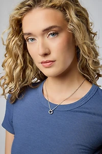 Interlocking Ring Pendant Necklace