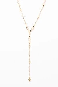 Rhinestone Lariat Necklace