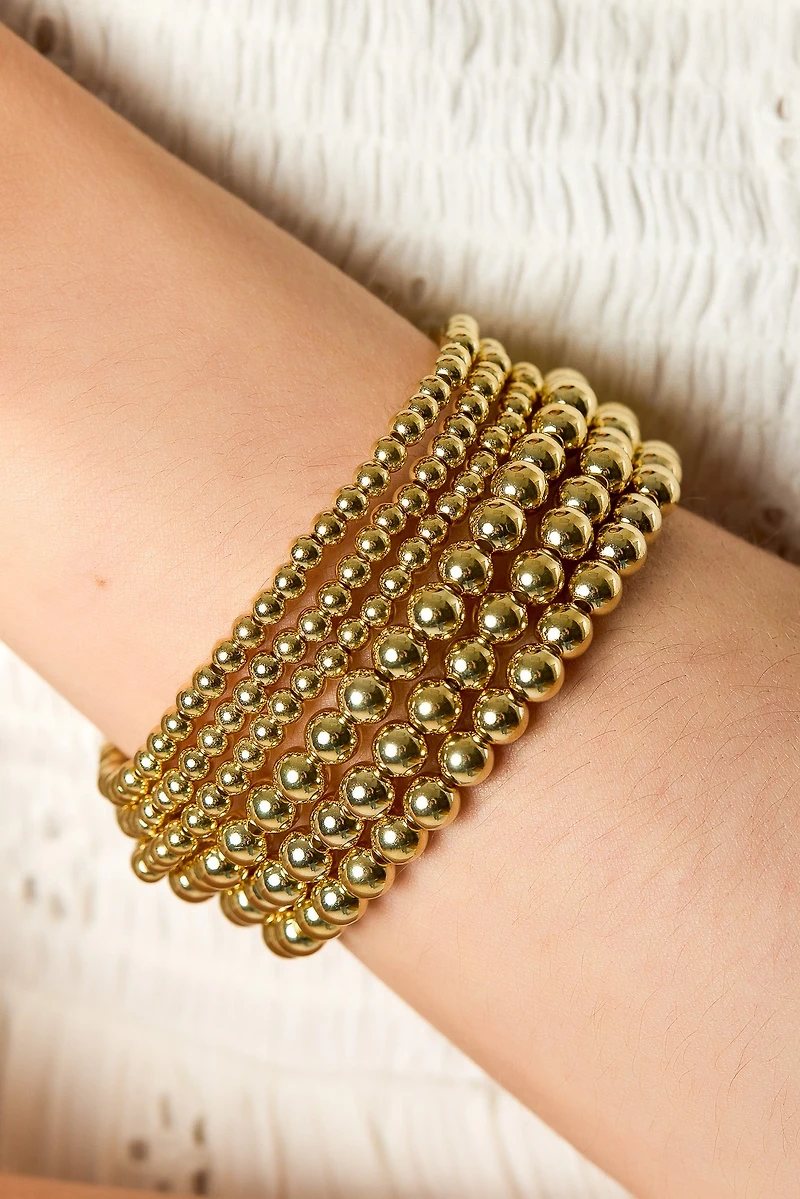 Beaded Stretch Bracelet Set