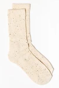 Speckled Ribbed Socks