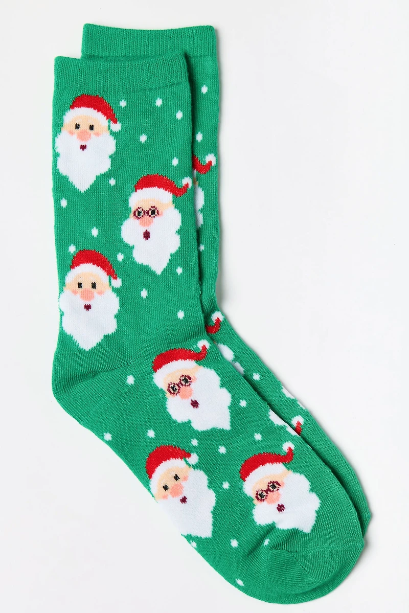 Santa and Polka Dot Socks
