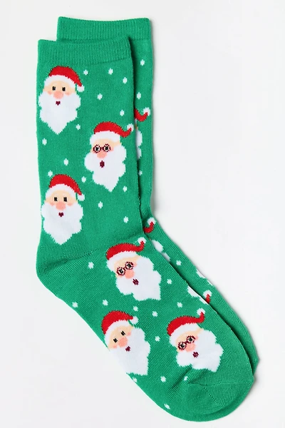 Santa and Polka Dot Socks