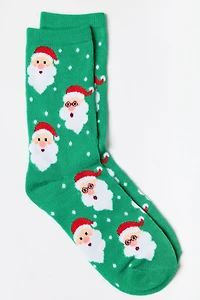 Santa and Polka Dot Socks