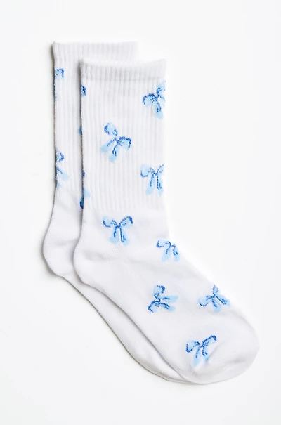 Darling Bow Print Socks