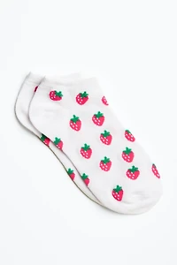 Strawberry Ankle Socks