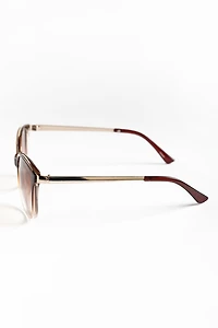 Pantos Sunglassses with Metal Trim and Arms