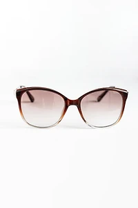 Pantos Sunglassses with Metal Trim and Arms