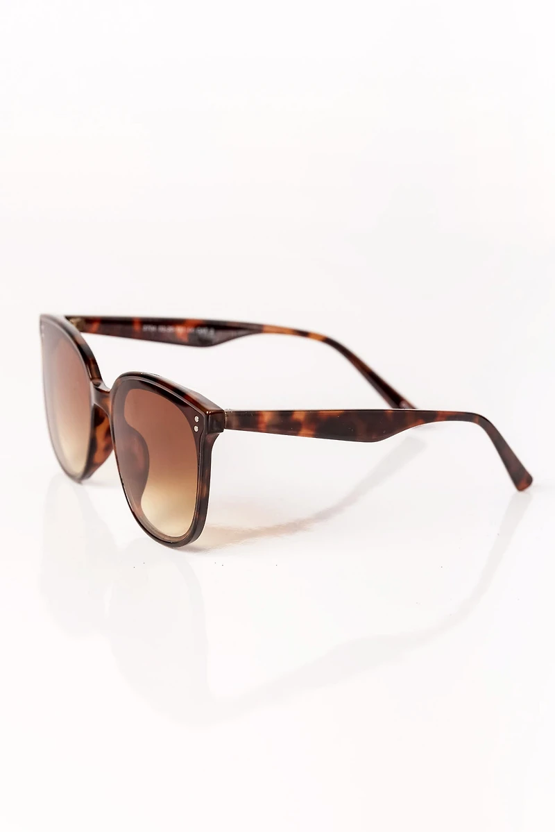 Cat-Eye Square Sunglasses