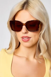 Tortoise Cat-Eye Sunglasses