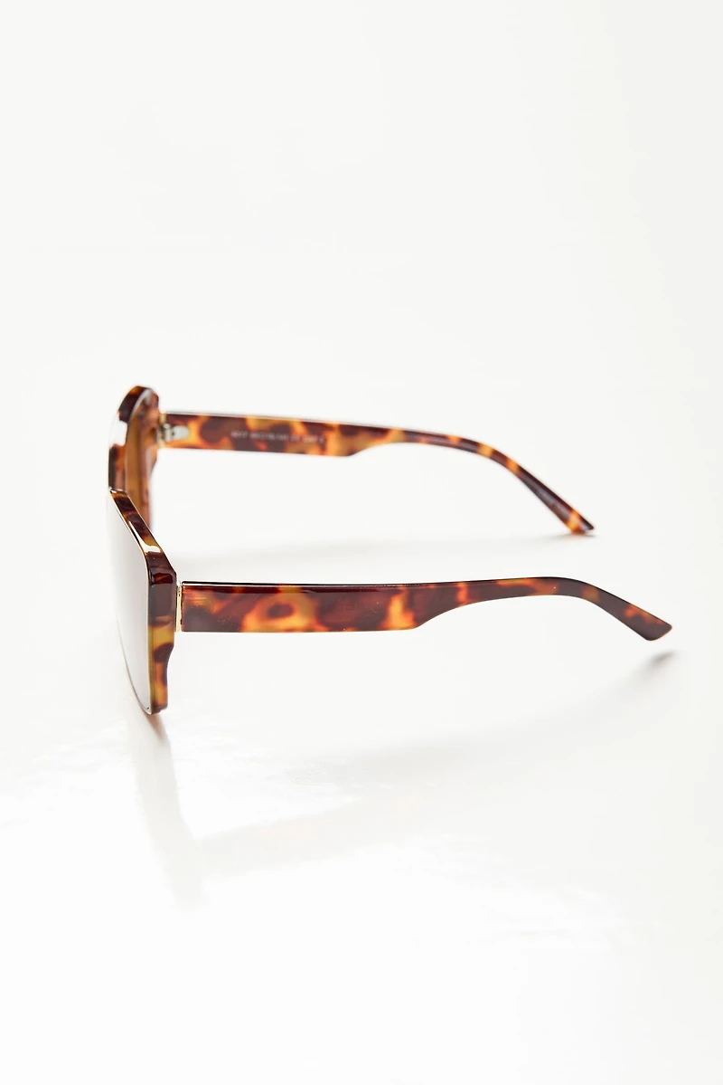 Tortoise Cat-Eye Sunglasses