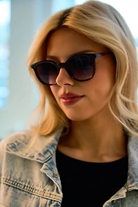 Burgundy Classic Pantos Sunglasses