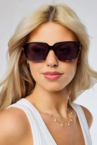 Oversized Rectangular Sunglasses