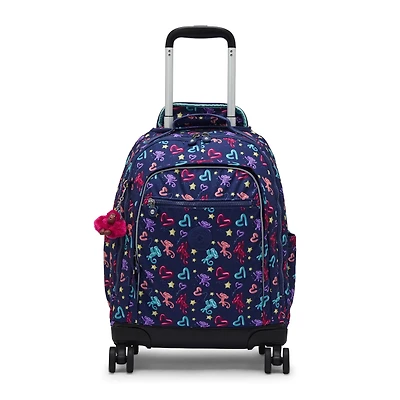New Zea Printed 15" Laptop Rolling Backpack