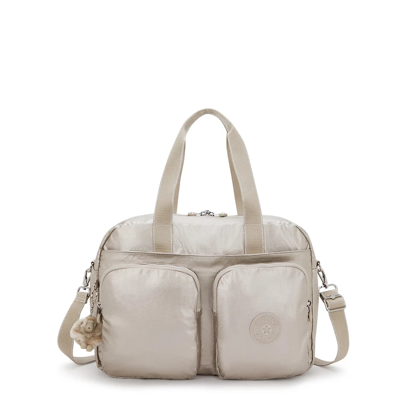 Defea Extra Large Metallic Weekender Duffle Bag