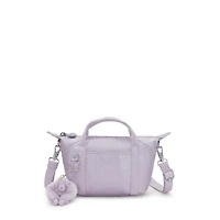 Art Compact Metallic Crossbody Bag