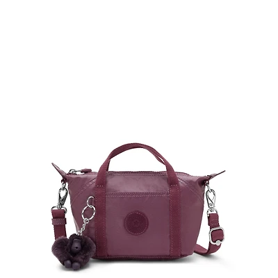 Art Compact Metallic Crossbody Bag