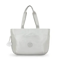 Cristina Metallic Tote Bag