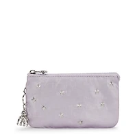 Creativity Large Studded Metallic Pouch
