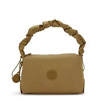 Eleni Medium Smooth Satin Shoulder Bag