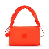 Eleni Medium Smooth Satin Shoulder Bag