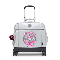 New Storia Metallic 4-Wheeled Rolling Bag