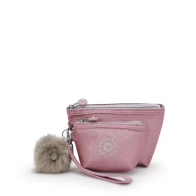 Shawna Metallic Pouch Set