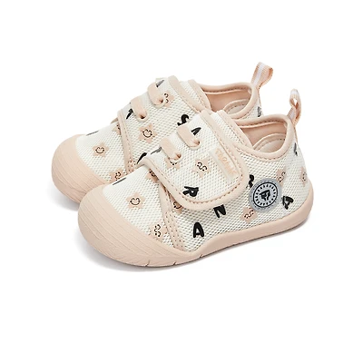 TARANIS Stage 1 Baby Cruisers | Reinforced Toe & ABC-Star Print Breathable Canvas