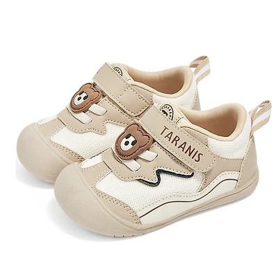 TARANIS Stage 2 Barefoot-Style First Walkers | Unisex Flexible Sole Infant Shoes for Boys & Girls (All-Season)