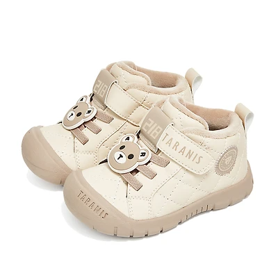 TARANIS Stage 2 218 Winter Toddler Shoes - Thermal-Lined Non-Slip Soles (Apricot)