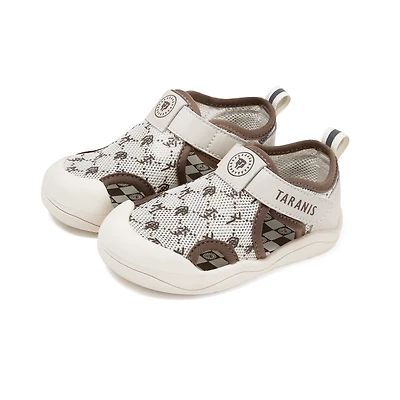 TARANIS Stage 3 Laser-Cut Toddler Shoes - Oracle Bone Script Pattern | Breathable Design