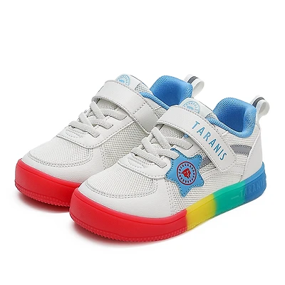 TARANIS 3 Stage Light Up Boys Girls Athletic Shoes Non Slip Soft Sole Breathable Mesh