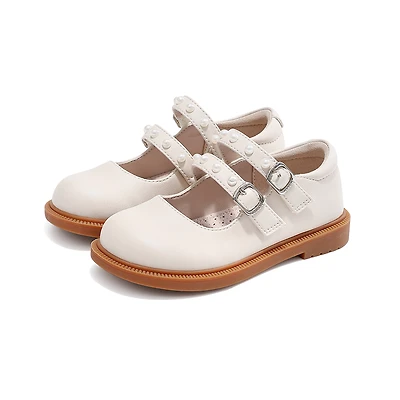 TARANIS Stage 3 Girls' Comfortable Brogue Dress Shoes - Pretty Princess Flats for Parties