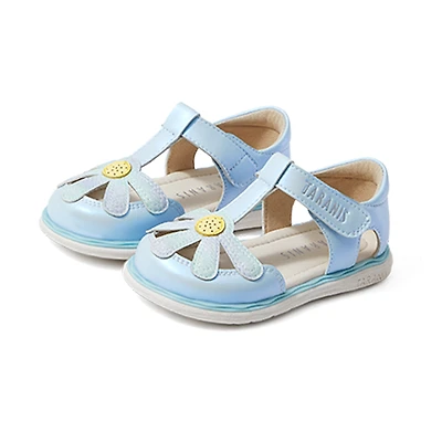 TARANIS Stage 2 Baby Walking Shoes - Non-Slip Sunflower Sandals Blue
