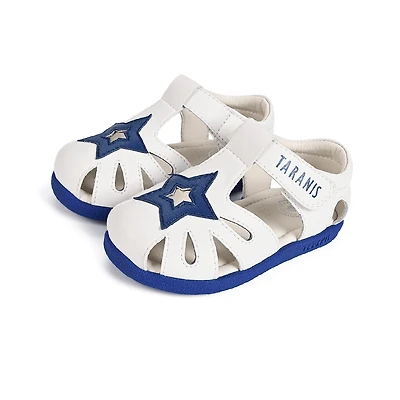 TARANIS Stage 2 Toddler First Walkers | Cut-Out Mesh Sandals w/ Non-Slip Sole