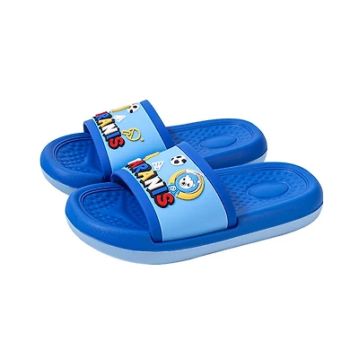 TARANIS Kids' Slippers | Mix-Match Color Block & Graphic Print Non-Slip Machine Washable