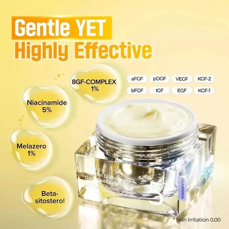 Numbuzin No.5 Vitamin Glutathione Dark Spot Laser Cream 50ml