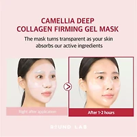 ROUND LAB Camellia Deep Collagen Firming Gel Mask (4pcs)