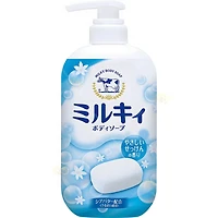 Cow Brand Bouncia Shea Butter Milky Body Soap 550ml (3 Scents)