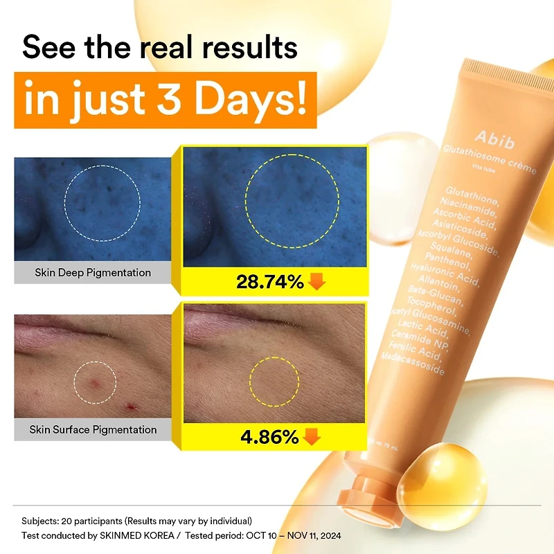 Abib Glutathiosome Crème Vita Tube 75ml
