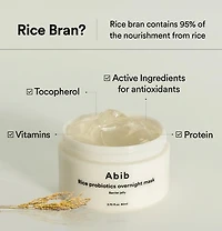 Abib Rice Probiotics Overnight Mask - Barrier Jelly 80ml
