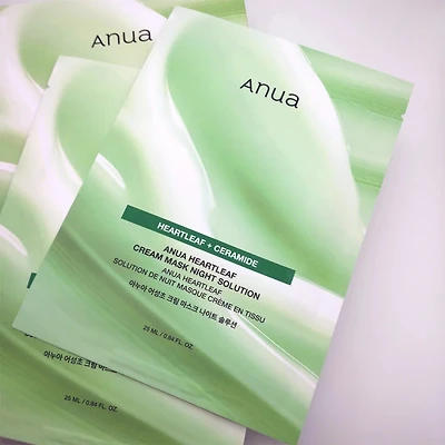 Anua Heartleaf Cream Mask Night Solution Mask 1pc