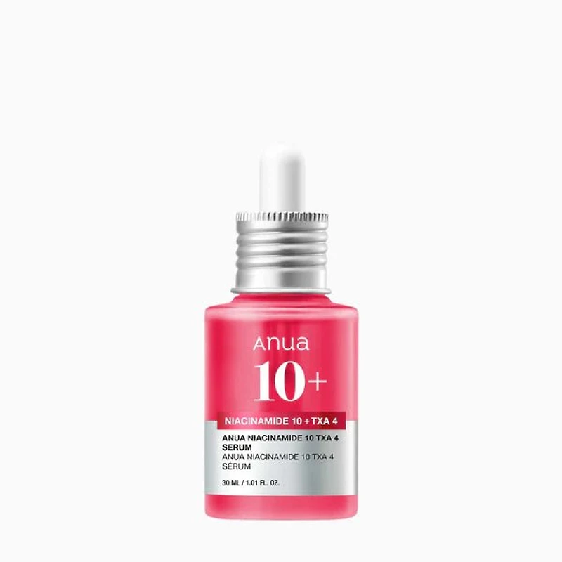Anua Niacinamide 10% TXA 4% Serum 30ml + Heartleaf Quercetinol Cleansing Foam 150ml