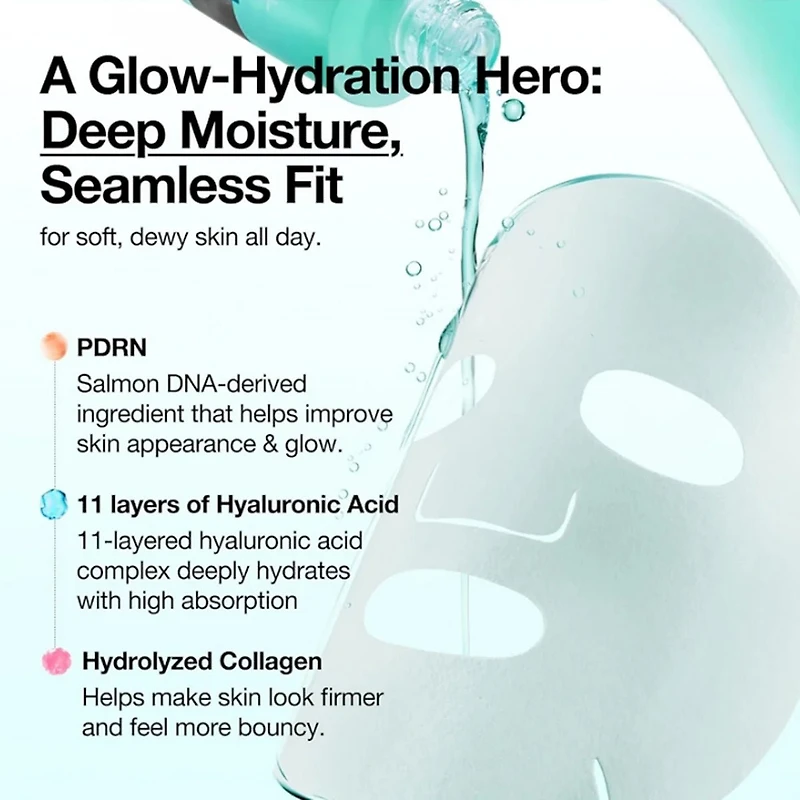 ANUA PDRN Hyaluron 100 Serum Mask 1pc