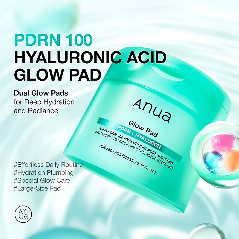 Anua PDRN Hyaluronic Glow Pad 60 pads