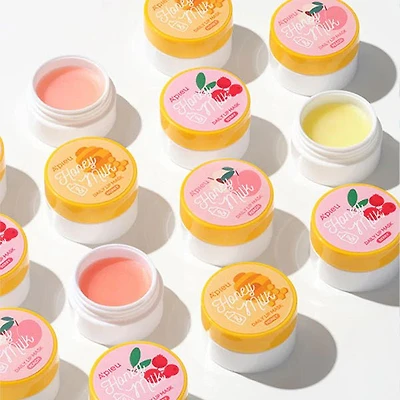 APIEU Honey & Milk Daily Lip Mask (Honey / Peach) 6g
