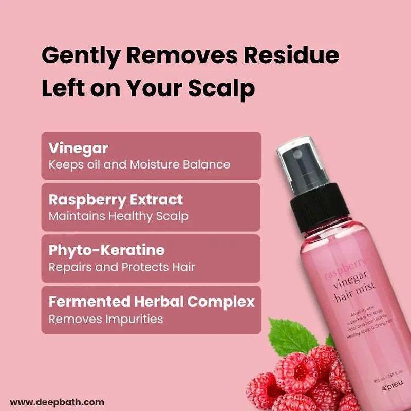 APIEU - Raspberry Vinegar Hair Mist 105ml