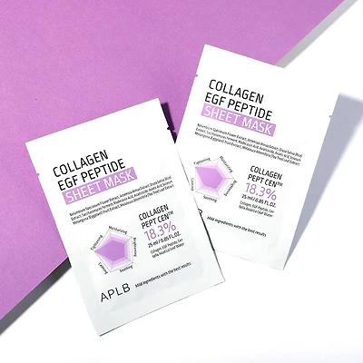 APLB Collagen EGF Peptide Sheet Mask Set 10 Sheets