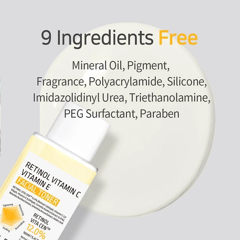APLB Retinol Vitamin C Vitamin E Facial Toner 160ml