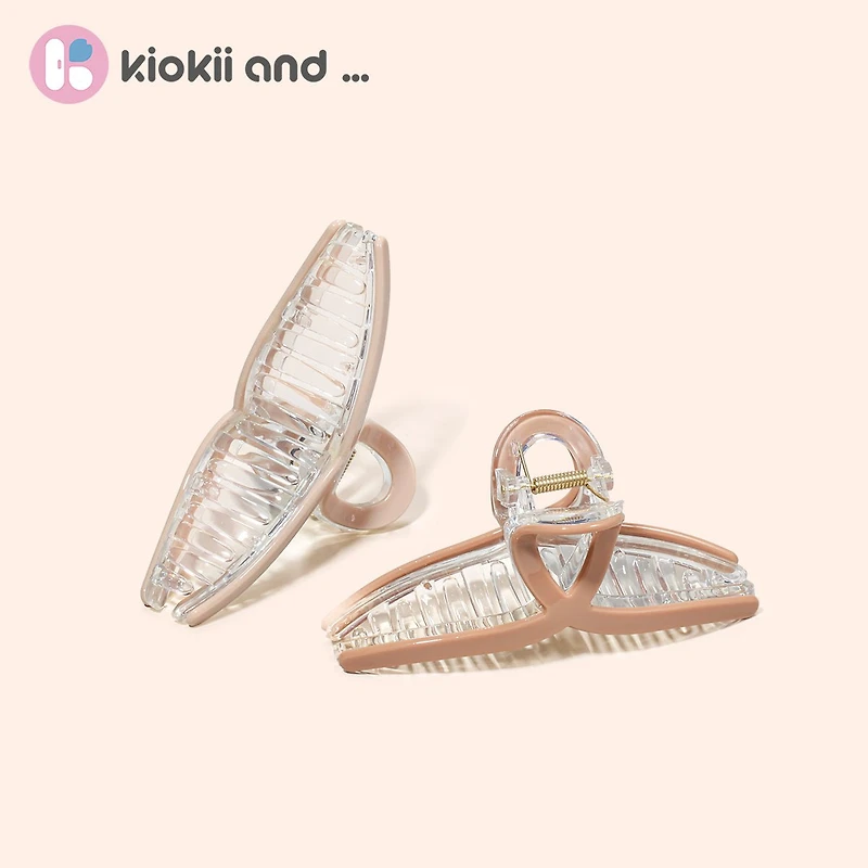 Arch14 Crystal Loop Hair Claw Acrylic Clip 1pc